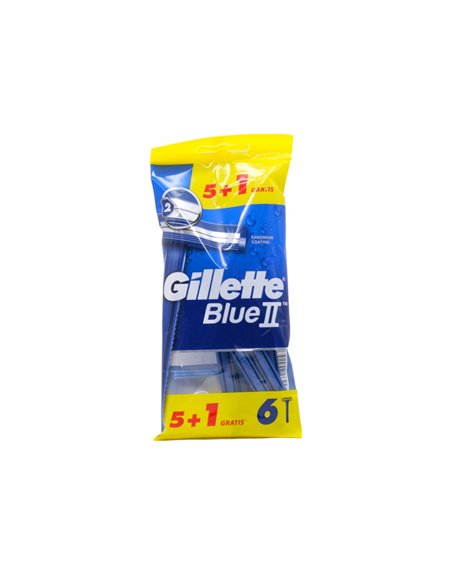 32797 - Gillette Blue II - 5+1 Pack - Box:  - Loc: 31M