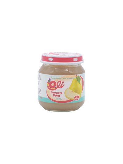 32879 - Oli  Compota Pera  -  113grs ( Case Of 24)
Crysthal Jar - Box:  - Loc: 