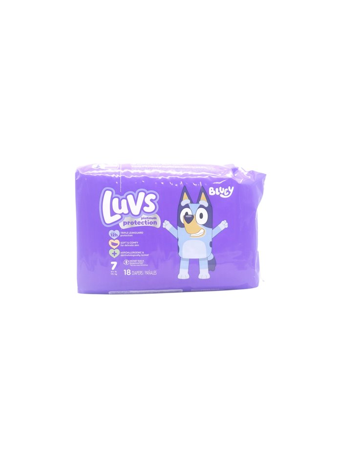 33047 - Luvs Ultra Leakguard Diapers, Size 7 - Box:  - Loc: D11