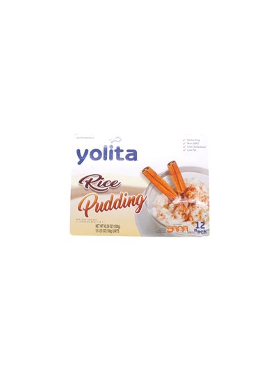 33054 - Yolita Rice Pudding 12-3.53 oz pack 12 - Box:  - Loc: 