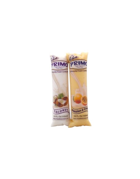 33077 - Primo's Ice, All Flavors - 4 oz. (Case of 30) - Box:  - Loc: NV-6