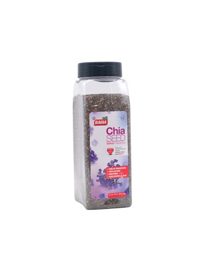 33143 - Badia Chia Seeds Jar - 22oz. (Pkg of 4). - Box:  - Loc: R6