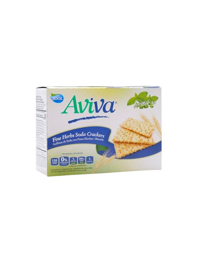 33270 - Aviva Soda Crackers Fine Herbs-  12.69oz - Box:  - Loc: 