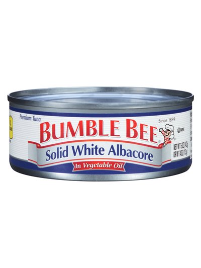 10370 - Bumble Bee Solid White Tuna in Oil - 5 oz. - BOX: 48 Units