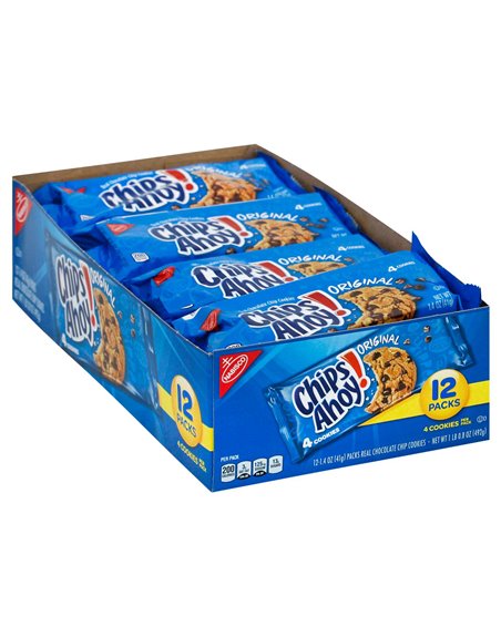 10514 - Chips Ahoy! Cookies - 12 Packs - Box:  - Loc: N6