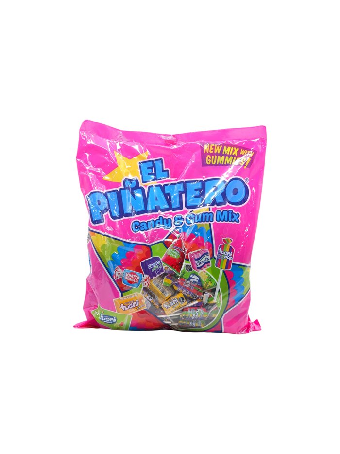 33422 - El Pinatero. Candy & Gum Mix. - 4lb/6ct. (Case of 6) - Box:  - Loc: M8