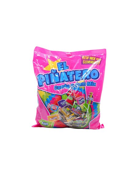 33422 - El Pinatero. Candy & Gum Mix. - 4lb/6ct. (Case of 6) - Box:  - Loc: M8