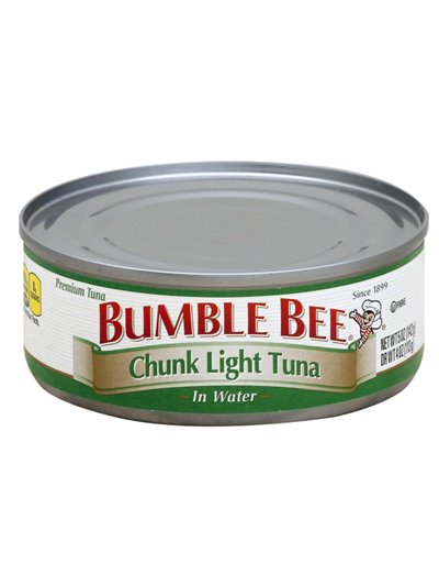 10543 - Bumble Bee Chunk Light Tuna in Water - 5 oz. - BOX: 48 Units