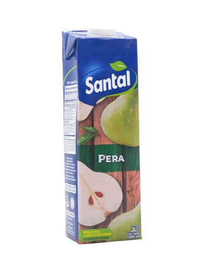 33485 - Santal Juice Pear - 1 Lt. (Pack of 12) - Box:  - Loc: F1