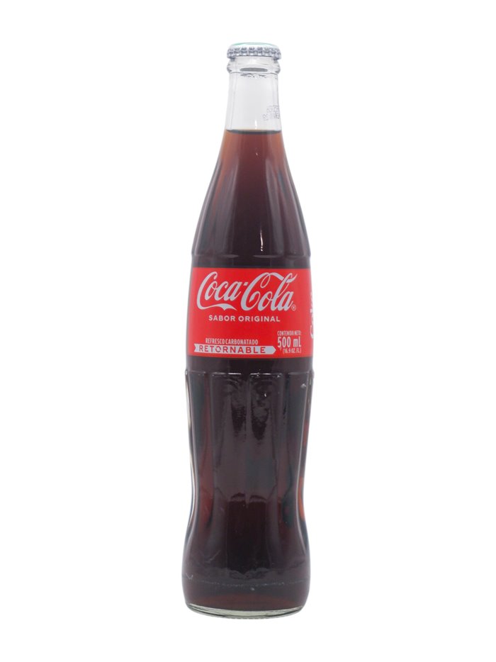 33588 - Coca-Cola. Cristal - 16.9 fl. oz (500ml). ( 24 Cristal ) - Box:  - Loc: D7