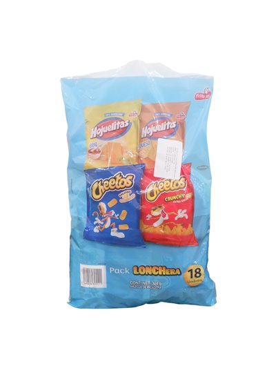 33591 - FritoLay 18 Packs Lonchera -384Grs - Box:  - Loc: 