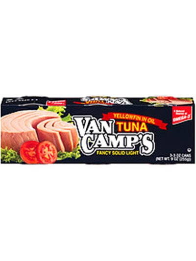18314 - Van Camp's Tuna in Oil, 3 oz. - (3 Pack) - BOX: 8