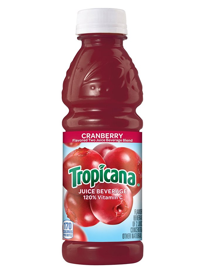 11383 - Tropicana Juice Cranberry, 10 fl oz - 24 Pack - Box:  - Loc: D1