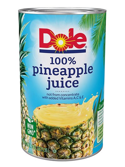 11430 - Dole Pineapple Juice - 46 fl. oz. (Case of 12) - Box:  - Loc: F12
