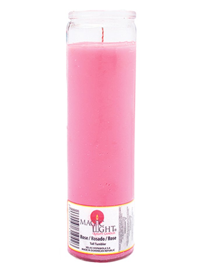 11838 - Candle 7 Days Pink - (Case of 12) - Box:  - Loc: A9