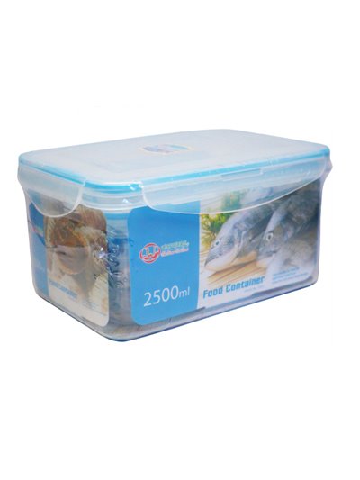 11966 - Uniware Rectangular Food Container - 3 Pcs ( 400/1200/2500ml ) - Box:  - Loc: J9