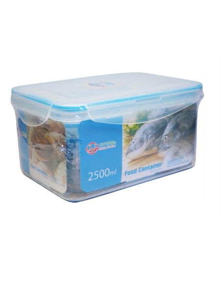 11966 - Uniware Rectangular Food Container - 3 Pcs ( 400/1200/2500ml ) - Box:  - Loc: J9