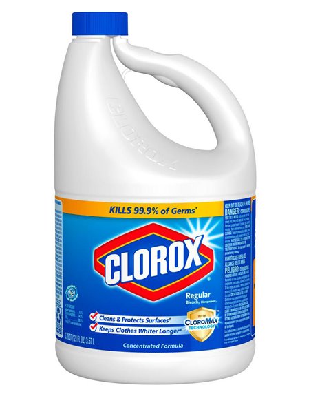12469 - Clorox Bleach - 121 fl. oz. (Case of 3) - Box:  - Loc: B6