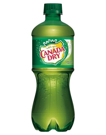 12766 - Canada Dry Ginger Ale - 20 fl. oz. ( 24 Bottles ) - Box:  - Loc: D3