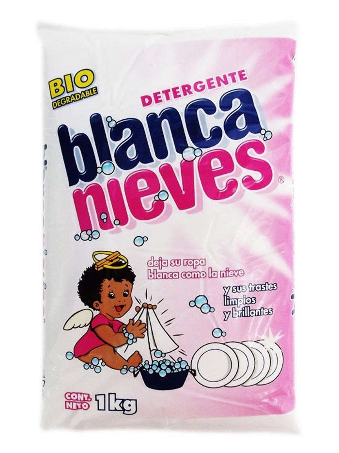 12782 - Blanca Nieves Laundry Detergent - 18 Bags/1Kg - Box:  - Loc: B5