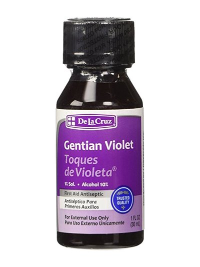 12891 - De la Cruz Gentian Violet, 1 fl. oz. - Box:  - Loc: L3