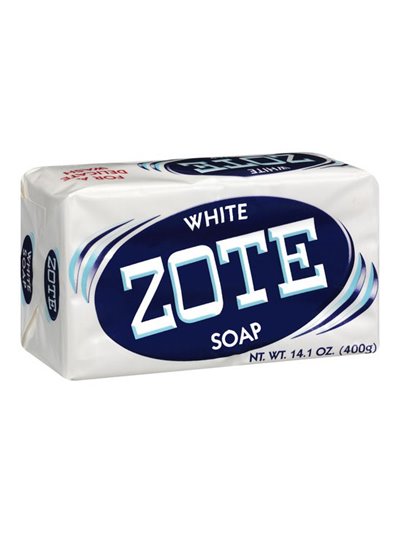 13126 - Zote Laundry Soap Bar, White - 1.41 oz. (Case of 25) - Box:  - Loc: B3