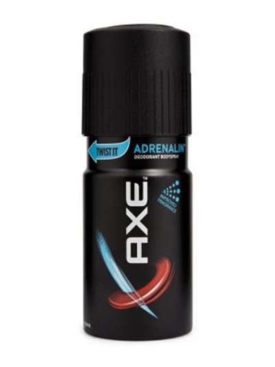 13546 - Axe Body Spray Adrenalin - 150ml - Box:  - Loc: K8