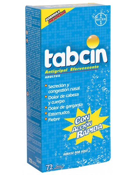 13752 - Tabcin Antigripal ( Blue ) - 72ct - Box:  - Loc: K5