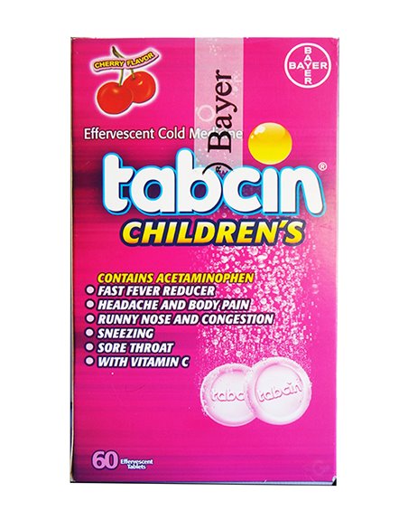 13754 - Tabcin Children's ( Pink ) - 60ct - Box:  - Loc: K5