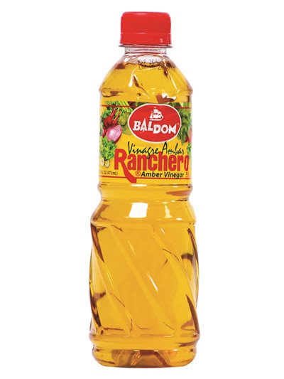 14040 - Ranchero Ambar Vinegar 5% - 16oz. (Case of 24) - Box:  - Loc: p11