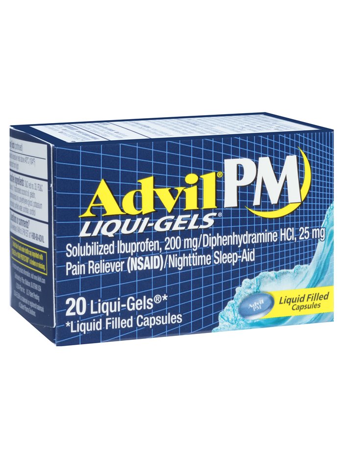 14786 - Advil PM Liqui-Gels - 20ct - Box:  - Loc: N0