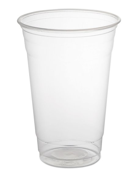 15645 - Clear Plastic Cold Cups, 20 oz. - 600ct - Box:  - Loc: R6