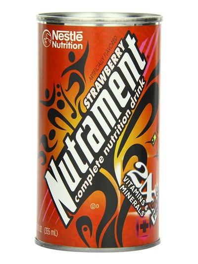 2178 - Nutrament Strawberry - 11 fl. oz. (12 Pack) - Box:  - Loc: E6