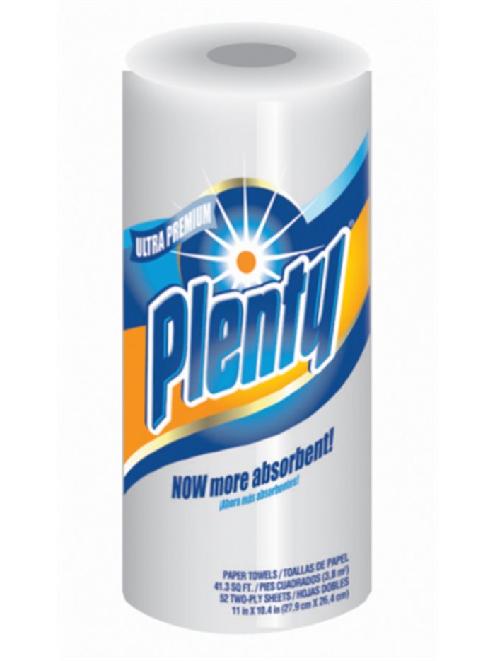 8759 - Plenty Paper Towel - 15 Rolls - Box:  - Loc: F2