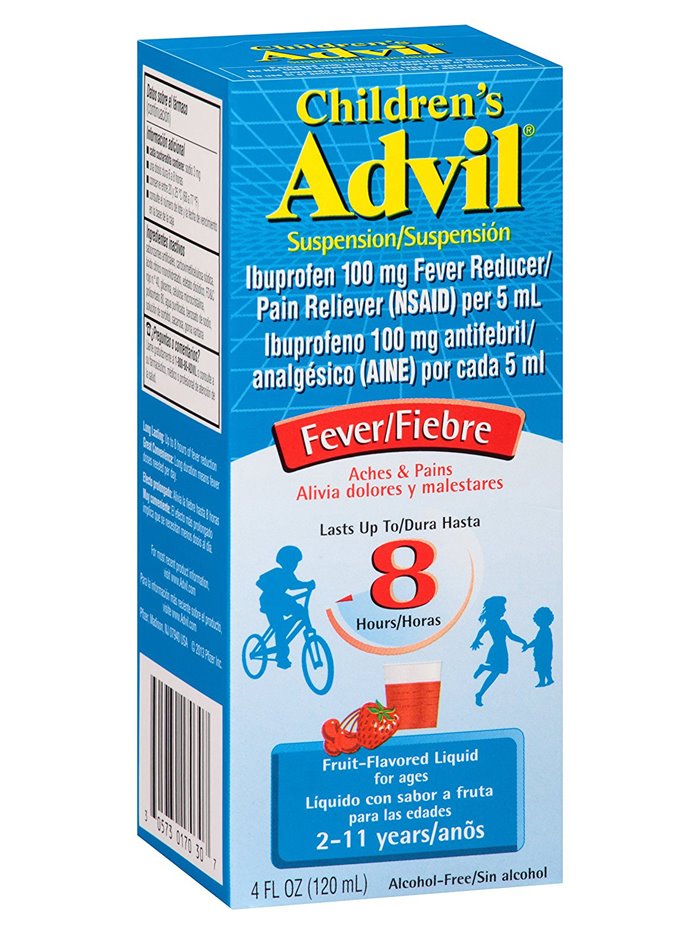 4942 - Advil Children's Fruit - 4 fl. oz. - Box:  - Loc: K3