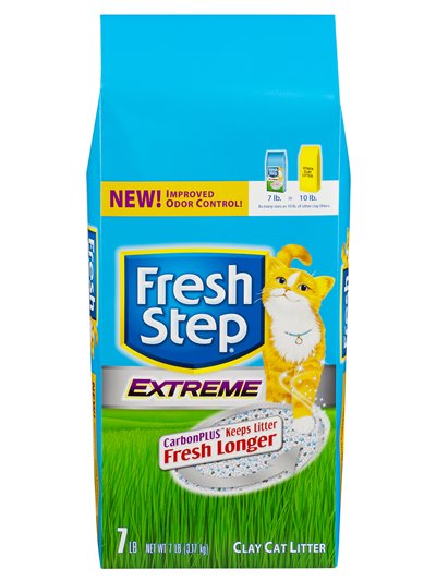 8695 - Fresh Step Extreme Clay Cat Litter, 7 Lb - (Pack of 6) - Box:  - Loc: S2