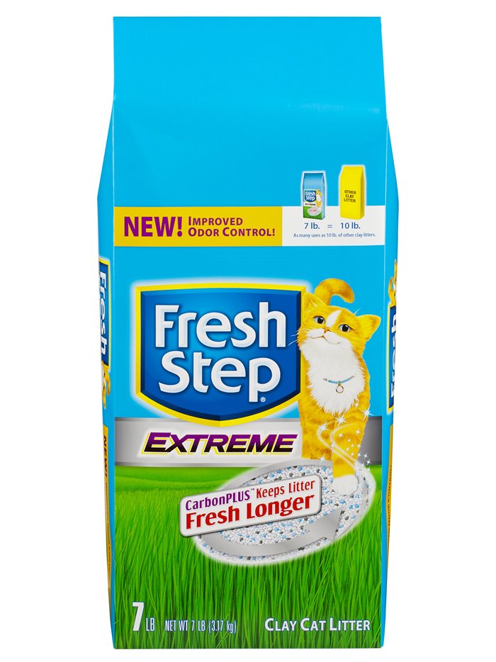 8695 - Fresh Step Extreme Clay Cat Litter, 7 Lb - (Pack of 6) - Box:  - Loc: S2