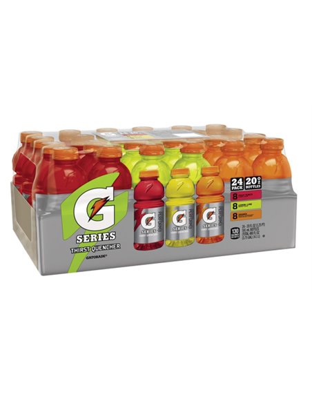 10820 - Gatorade Mix Flavor - 20 fl. oz. (24 Pack) - Box:  - Loc: E13