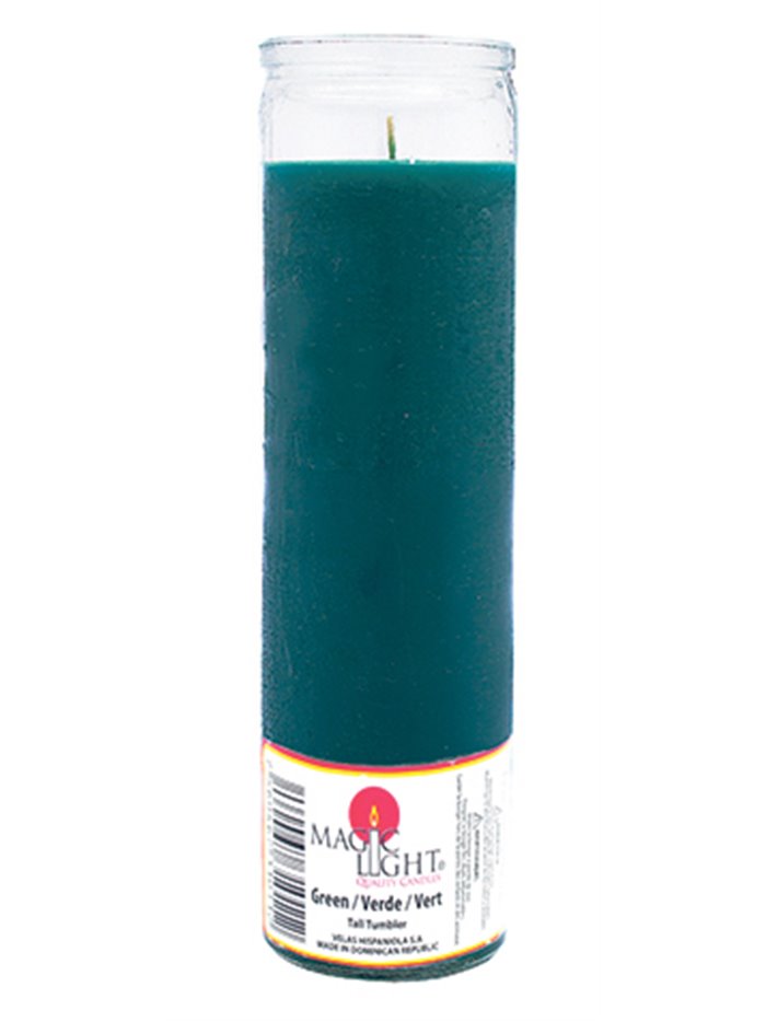 7634 - Candle 7 Days Green - (Case of 12) - Box:  - Loc: A9
