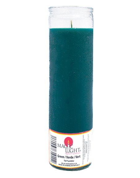 7634 - Candle 7 Days Green - (Case of 12) - Box:  - Loc: A9