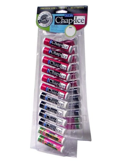 15948 - Chap-Ice Lips Balm Assorted Flavors - 24ct - Box:  - Loc: F1