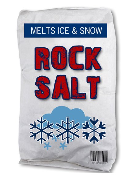 3077 - Snow Rock Salt Ice Melter 4/10 lbs - Box:  - Loc: C11