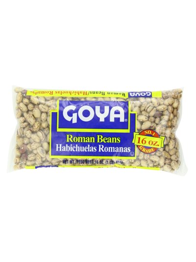 6695 - Goya Roman Beans, 1 Lb - (Case of 24 Bags) - Box:  - Loc: G9