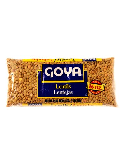 16298 - Goya Lentils/Lentejas - 1 Lb. (Case of 24) - Box:  - Loc: G9