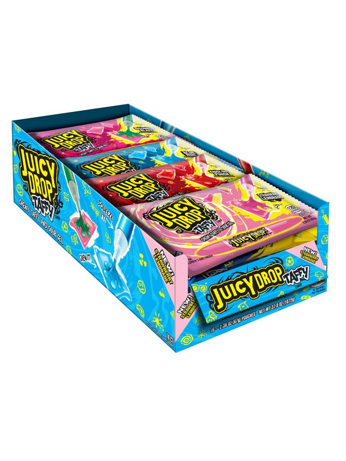 16463 - Juicy Drop Taffy - 16ct - Box:  - Loc: L10