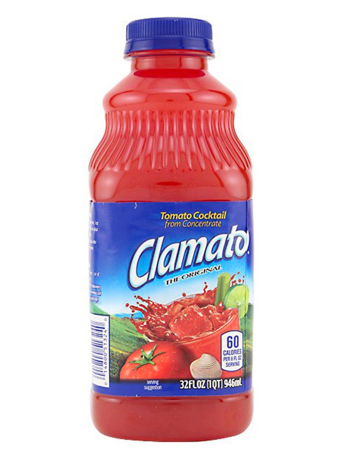 16479 - Clamato Tomato Cocktail, Original - 32 fl. oz. (12 Pack) - Box:  - Loc: E4