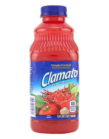 16479 - Clamato Tomato Cocktail, Original - 32 fl. oz. (12 Pack) - Box:  - Loc: E4