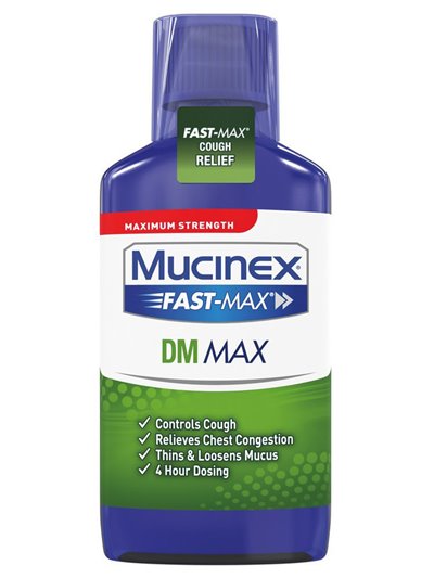 16491 - Mucinex Fast-Max DM Max - 6 fl. oz. - Box:  - Loc: K4