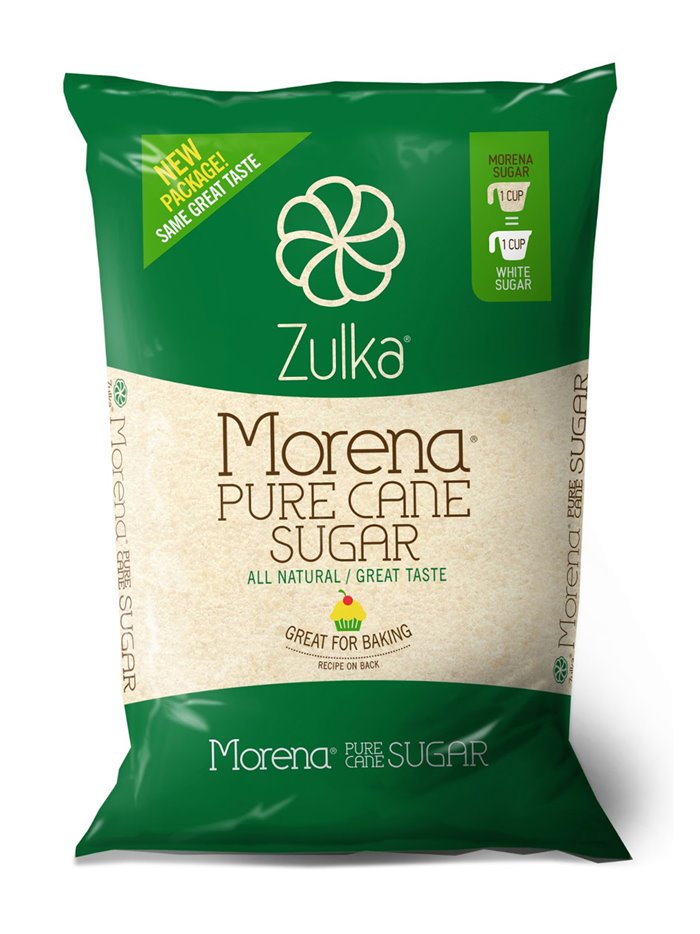 16665 - Zulka Morena Cane Sugar - 2 lb. ( 32 oz. ) - (Case of 10) - Box:  - Loc: H2