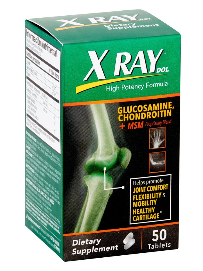 16859 - X Ray Dol Glucosamine Chondroitin Tablets - 50ct - Box:  - Loc: P0